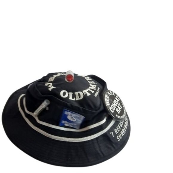 1989 Laidback Mens Old Age Combat Hat XL - Picture 1 of 3